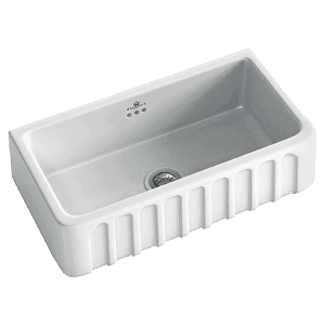 LOUIS-2W כיור מטבח חזית גלויה עם פסים