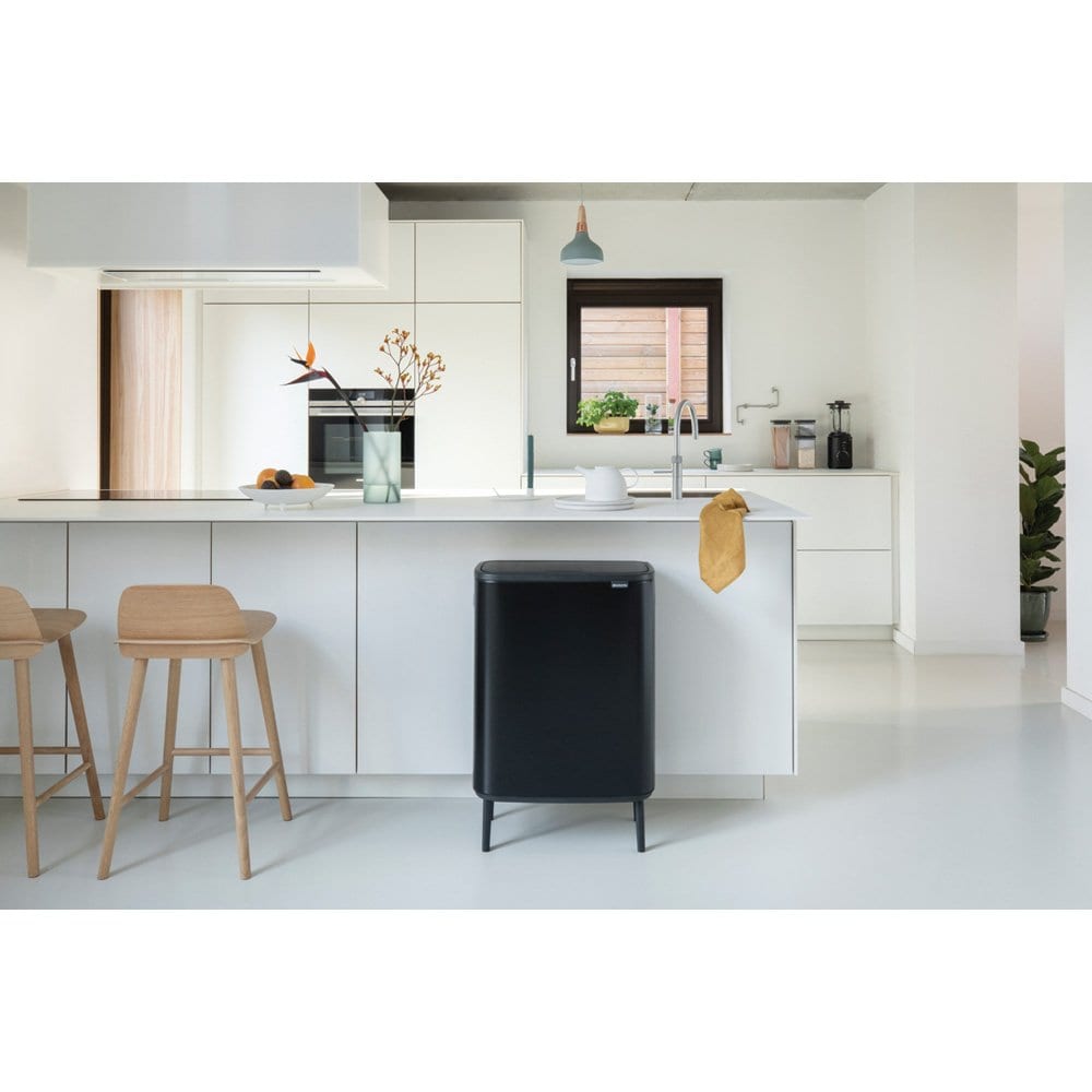 ⁦פח למטבח לחיצה 60 ליטר שחור BRABANTIA BO 60⁩ – תמונה ⁦5⁩