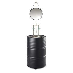 סט כיור חבית + ברז FABRICA+ מראה ZANETTI CHINI     תוצרת איטליה