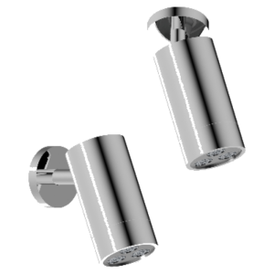 ראש מקלחת מסתובב עם זרוע Diametro35 BRASS – Ritmonio PR5575AA01+PR55PB201