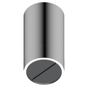ראש מקלחת תקרה Diametro35 BRASS – Ritmonio PR5575TA01+PR55PB301